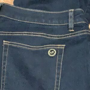 Michael Kors capri Jean size 12 dark blue jeans